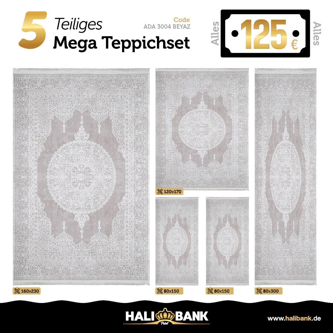 Gewebter Teppich Halibank -ADA-3004-BEYAZ-0026