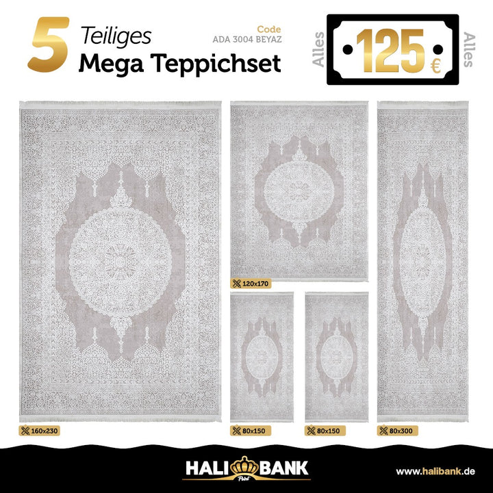 Gewebter Teppich Halibank -ADA-3004-BEYAZ-0026