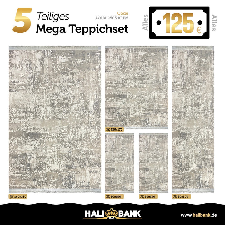 Gewebter Teppich Halibank AQUA-2503-GRİ - 0026